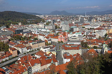 Image showing Ljubljana aerial