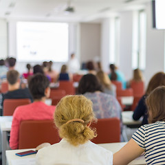 Image showing Lecture at university.