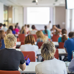 Image showing Lecture at university.