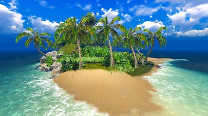 Image showing Tropical island