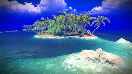 Image showing Tropical island