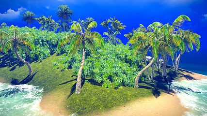 Image showing Tropical island