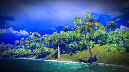 Image showing Tropical island