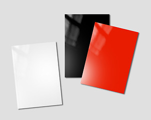 Image showing booklets mockup template