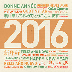 Image showing Happy new year from the world