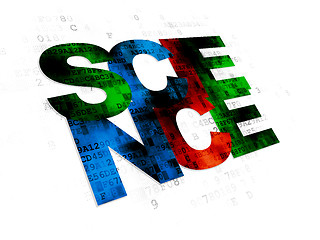 Image showing Science concept: Science on Digital background