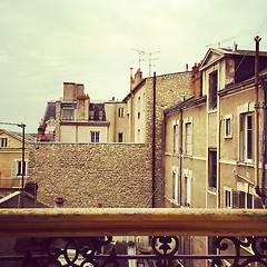 Image showing View over a neighborhood in Paris