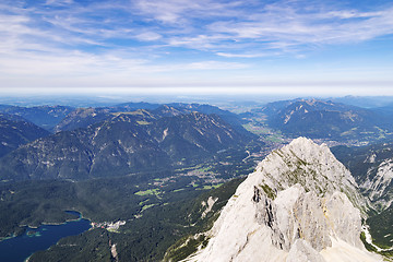 Image showing View from Zugspitze