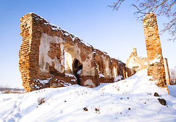 Image showing   ruins Golshany, Belarus