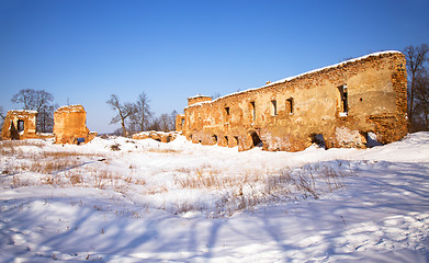 Image showing   ruins Golshany, Belarus