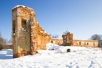 Image showing   ruins Golshany, Belarus