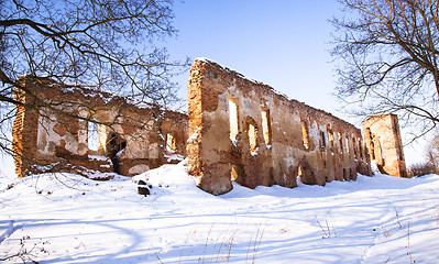 Image showing   ruins Golshany, Belarus