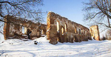 Image showing ruins of the fortress  