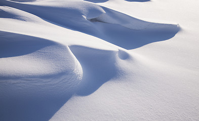 Image showing snow snowdrift  