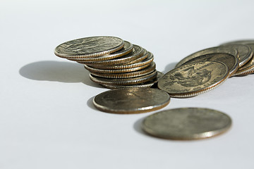 Image showing   top 25 cent coins