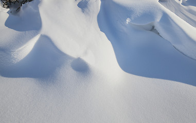 Image showing snow snowdrift  