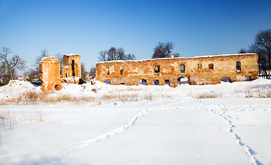 Image showing   ruins Golshany, Belarus