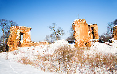 Image showing   ruins Golshany, Belarus