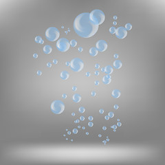 Image showing Blue Bubbles