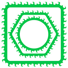 Image showing Green Frames