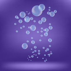 Image showing Blue Bubbles