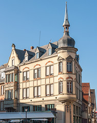 Image showing corner house in Colmar