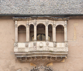 Image showing historic balcony