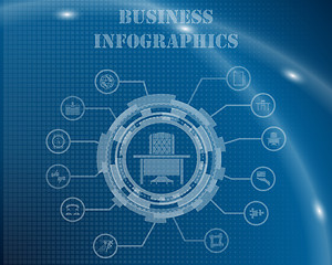 Image showing Business Infographic Template