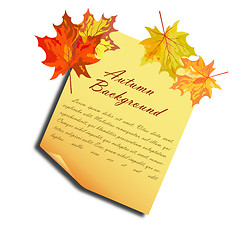 Image showing Autumn  Frame