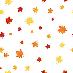 Image showing Seamless Maple Pattern