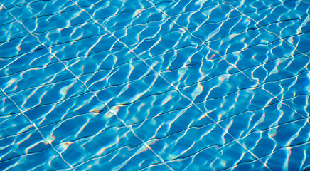 Image showing Pool water texture