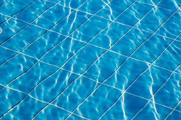 Image showing Pool water texture