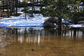 Image showing Snow lake