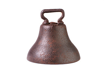 Image showing Antique Wrought Iron Cow Bell