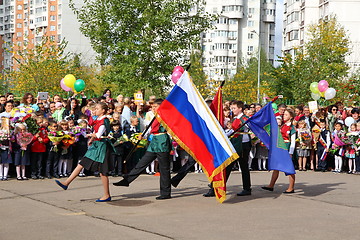 Image showing The Knowledge Day in Russia