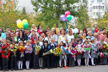 Image showing The Knowledge Day in Russia