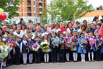 Image showing The Knowledge Day in Russia