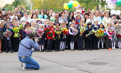 Image showing The Knowledge Day in Russia