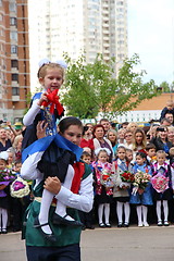 Image showing The Knowledge Day in Russia