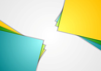 Image showing Bright corporate abstract contrast background