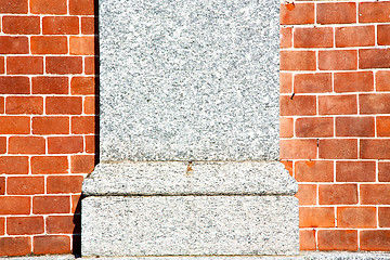 Image showing brick in  italy old wall  texture material the background