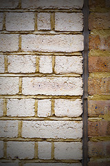Image showing brick in london   the    abstract    texture of a ancien wall an