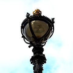 Image showing europe in the sky of london lantern and abstract illumination