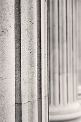 Image showing brick in london     the     texture  abstract   of a ancien wall