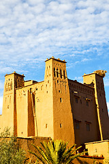 Image showing africa in morocco   old contruction and  village