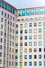 Image showing windows in the city of london home and office   skyscraper  buil