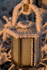 Image showing Frozen lantern