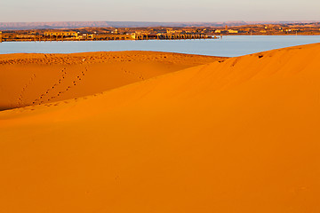 Image showing sunshine in the lake 