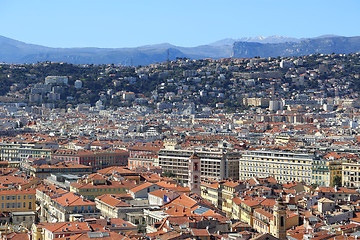 Image showing Panoramic view of Nice, Cote d'Azur, France