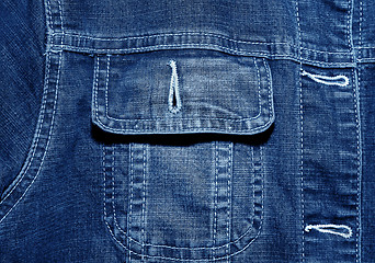 Image showing Blue jeans jacket 
